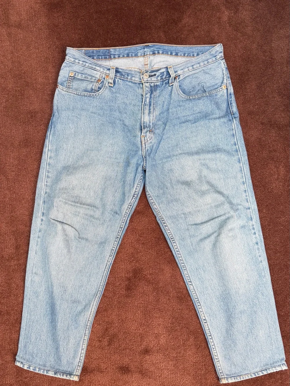 Levi’s 550 Light Blue Men's Denim Jeans W 34 L 25.5